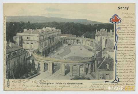 Hémicycle et Palais du Gouvernement (Nancy)